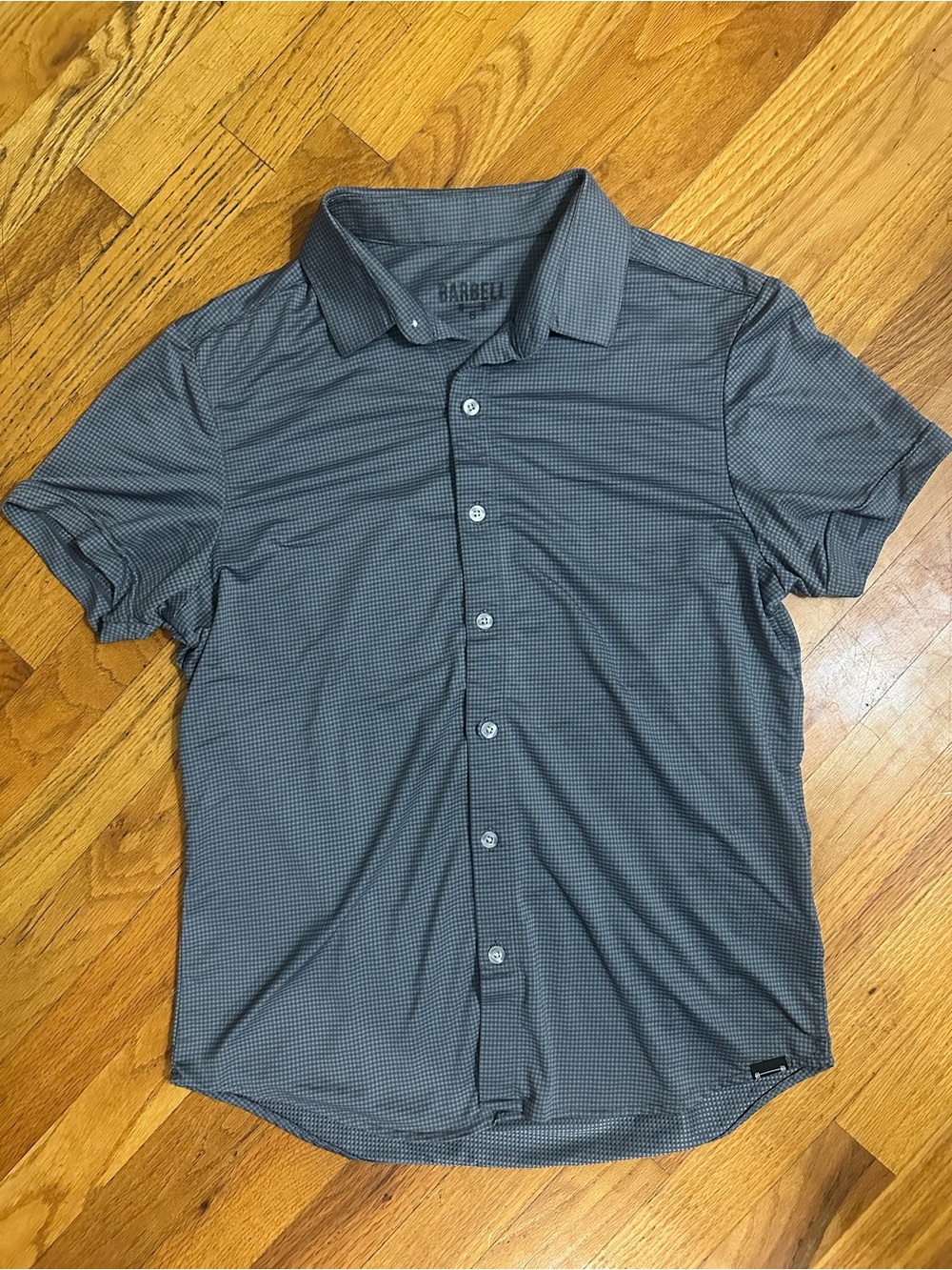 Barbell Apparel Motive Short Sleeve Dress Shirt - Size S